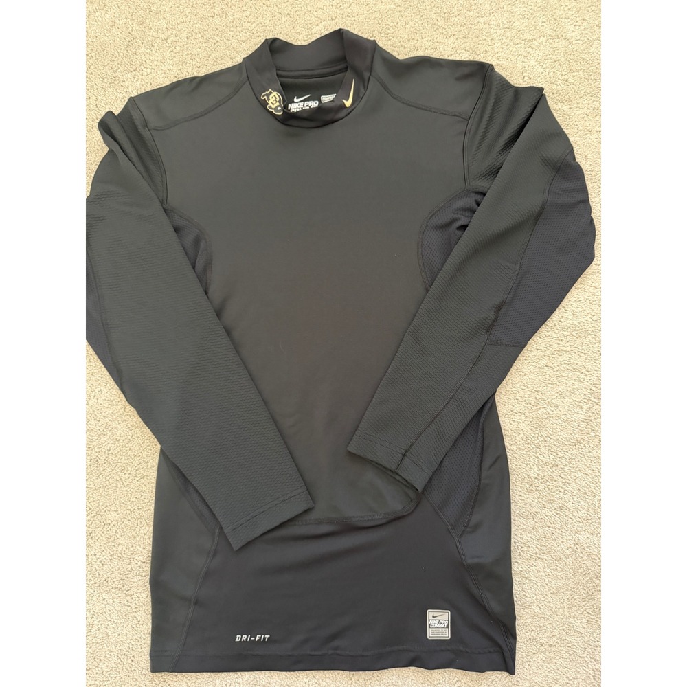 Nike Pro Combat Colorado Buffaloes Dri-FIT Compression Shirt Black Mens XL